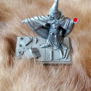Tom Meier PP 262 FINE PEWTER Sorcerer PARTHA Diarama figurine large miniature